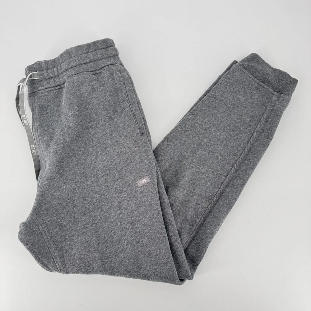FIGS Tansen 2.0 Jogger Pants Mens Heather‎ Grey Fleece Sweatpants W22LW2006